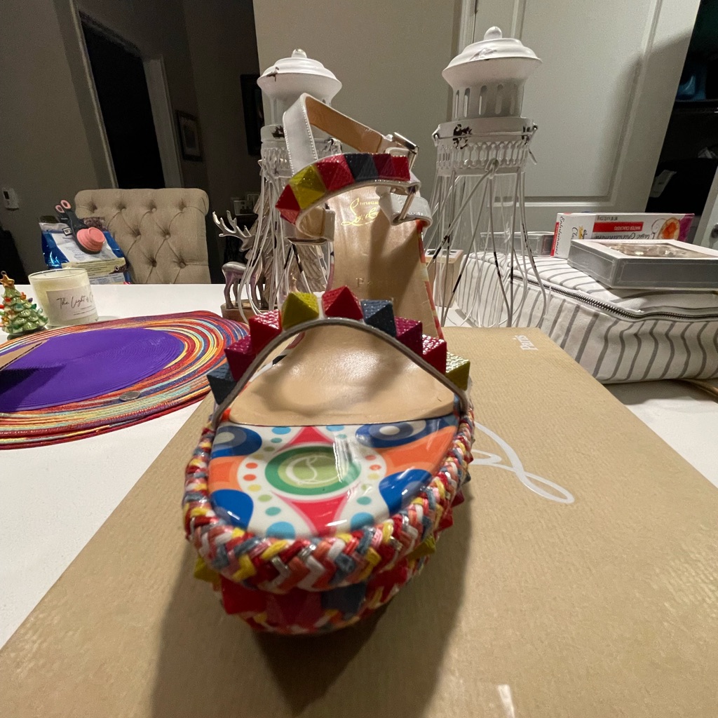 Authentic Brand New Multicolor Christian Louboutin Sandals